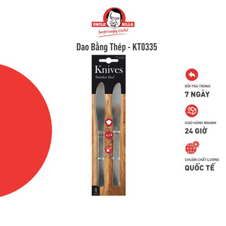 Dao bằng thép không gỉ - 4 cái uncle bills kt0335