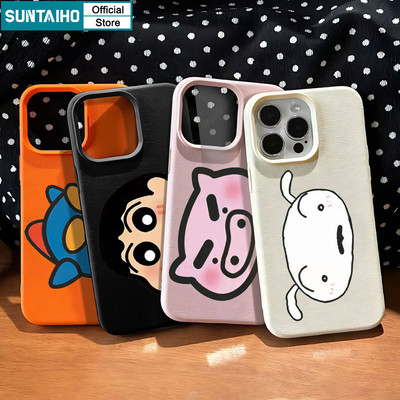 Ốp Điện Thoại Suntaiho Họa Tiết Nhân Vật Anime Dễ Thương Silicon Mềm Cao Cấp Chống Sốc Cho iPhone 11 12 13 14 15 16 Pro Max IP 7 8 Plus Iphon X XS XR Xs max