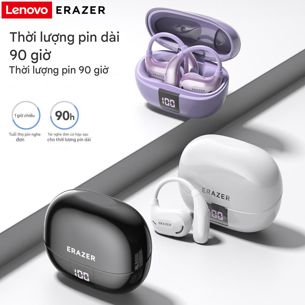 Lenovo ERAZER XT66 PRO AI Tai nghe dịch thuật LED Màn hình Tai nghe Bluetooth V5.4 Âm nhạc HIFI ASMR tai nghe không dây Chống nước IPX4 | BigBuy360 - bigbuy360.vn