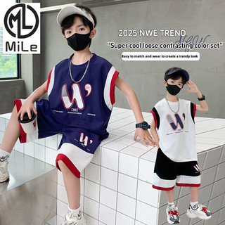 [ML] 90-170CM Phong Cách Mới Áo Vest Bóng Nhanh Khô Quần Áo Phù Hợp Với Thường Ngày Thoáng Khí Quần Áo Trẻ Em