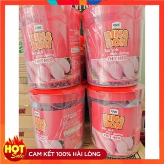  Combo 2 Ca 50 Cây Xúc Xích Heo Cao Bồi Bin&Bon Masan 19g  Tặng Ca Đựng Nước -Hạn sử dụng 3 2026 