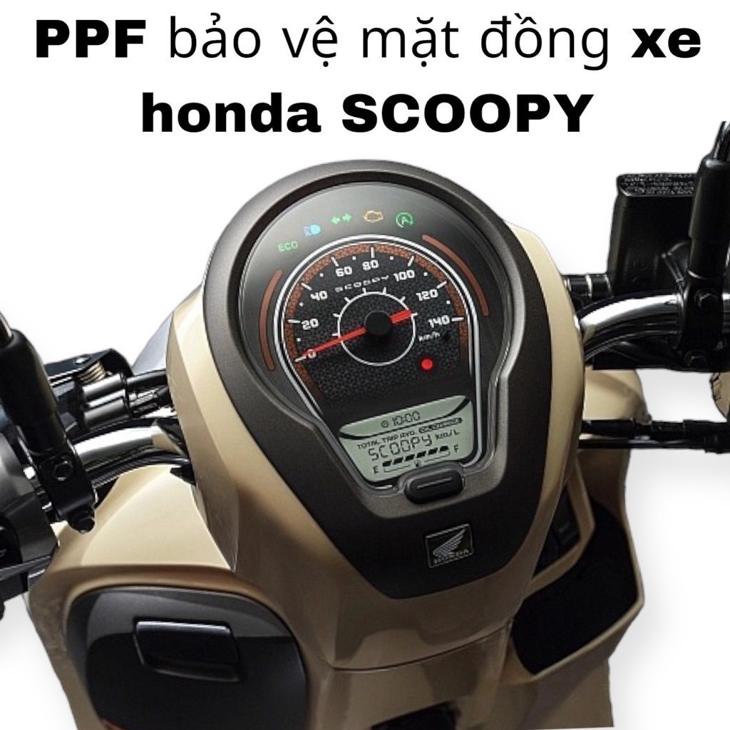 Bộ 2 tấm PPF Scoopy miếng dán bảo vệ mặt đồng hồ xe Honda Scoopy -Pskin-T-Home&More - hiệu Pskin