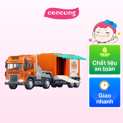 Xe chở hàng chạy trớn có âm thanh và đèn RFD541677 C404 (Cam)