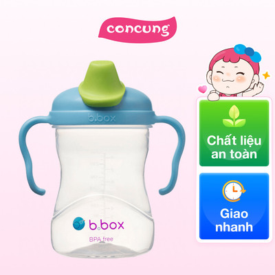 Bình uống nước vòi sillicone Bbox 240ml (màu xanh, Bbox-620)