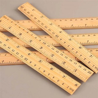 Thước GỖ dùng để đo kích thước chiều dài trong ngành may có 2 mặt INCH và CM