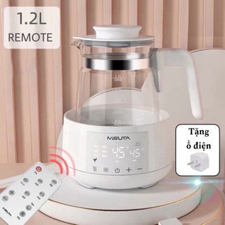   Tặng Khay hâm  Máy hâm nước pha sữa Misuta giữ nhiệt cho bé - Bình Misuta đun nước pha sữa trà cà phê gia đình SR-1623 
