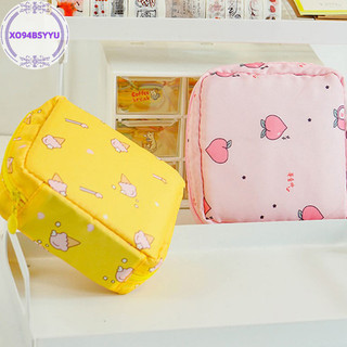 Xo94bsyyu Nữ Băng Vệ Sinh Túi Bảo Quản Di Động Cotton Miếng Lót Túi Đựng Mỹ Phẩm VN