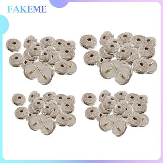 FAKEME 24Pc Móng Tay Nội Thất Bàn Ghế Chân Gỗ Tấm Bảo Vệ Sàn