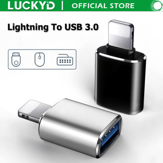  Bộ chuyển đổi LUCKYD Lightning sang USB 3.0 5Gbps thích hợp cho iPhone 14 Pro max 13 12 11 XS XR 8 7 6 Bộ chuyển đổi OTG tương thích với chuột   bàn phím   đĩa U   iPad   đầu đọc thẻ   máy ảnh và hơn thế nữa 