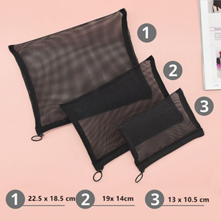 Túi mỹ phẩm đa năng có ngăn lưới tiện dụng ,  du lịch đựng đồ nhiều chống thấm nước-GIOVA