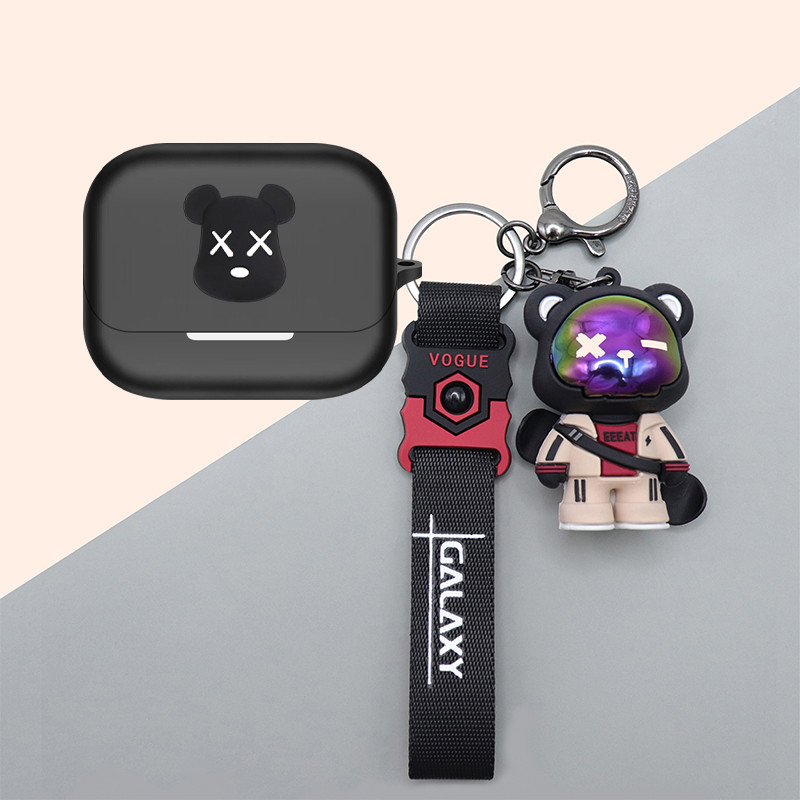 Ốp Lưng Cho Anker Soundcore K20i Ốp Lưng Silicon Mềm Hoạt Hình Gấu Heo Dễ Thương Móc Khóa Mặt Dây Ch