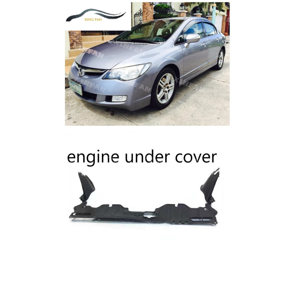 Động cơ civic FD dưới vỏ chắn bắn tung tóe dưới enjin bảo vệ trung tâm tengah lót honda civic FD1 FD