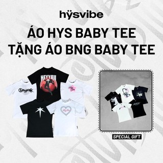 Áo hys baby tee + áo bng baby tee