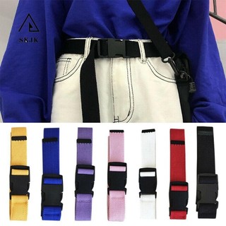 Thắt lưng SKJK vải canvas thời trang vintage cho nam và nữ