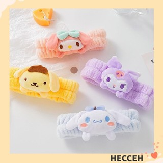 Hecceh Băng Đô, Dễ Thương Kuromi Sang Trọng Co Giãn Rửa Mặt Vòng Tóc, Hoạt Hình Thời Trang Vui Vẻ Quà Tặng Vòng Tóc Trang Điểm