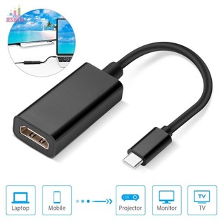 Bộ chuyển đổi JESJELIU Type-C sang HDMI USB C 4K Nam sang Femal
