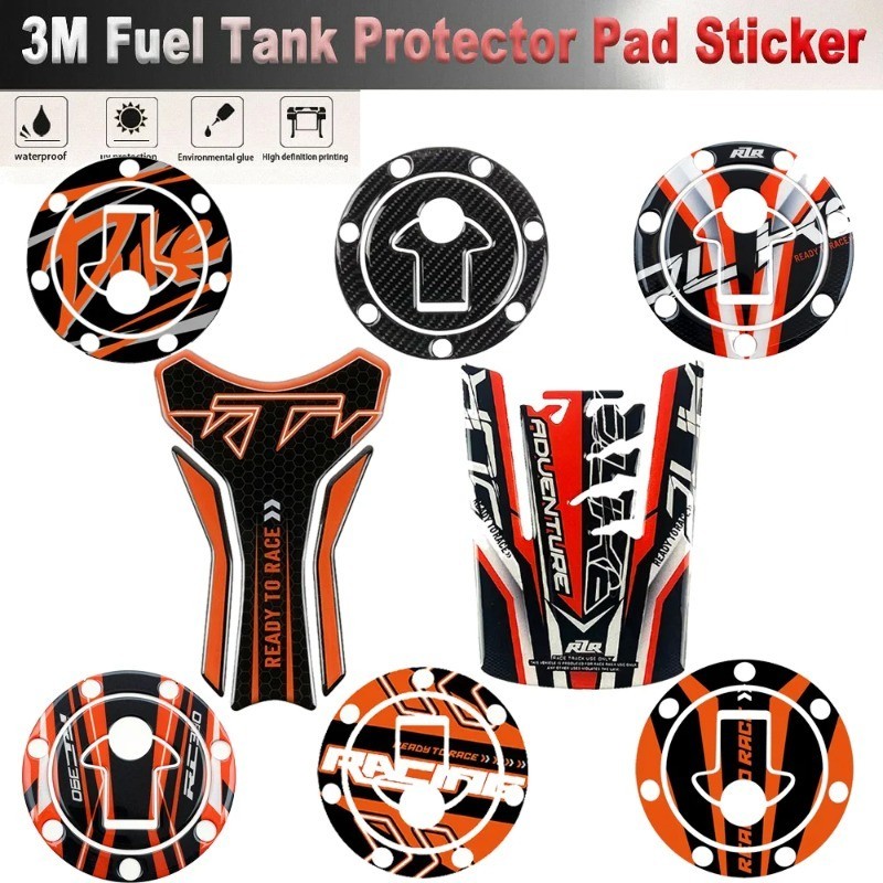 Dành Cho KTM Duke RC R 125 200 250 390 790 890 Xe Tăng Bao Dán Phụ Kiện Xe Máy Miếng Lót Bảo Vệ Bình