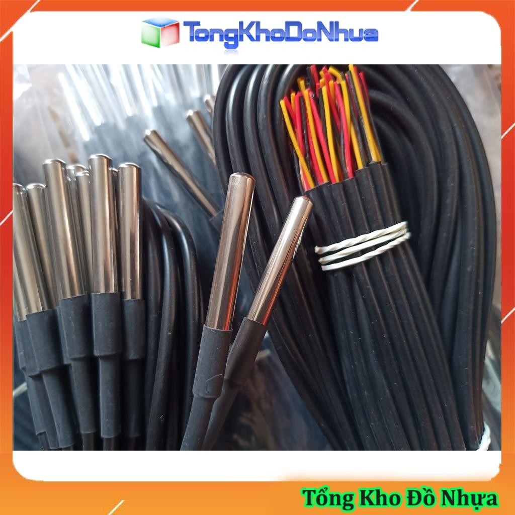 Cảm Biến Nhiệt Độ DS18B20 Dây mềm 1 mét