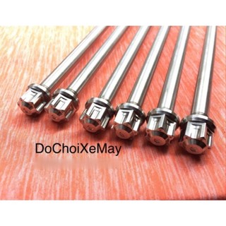 Cốt bánh trước Salaya full tán inox 304 cho mọi loại xe Honda Yamaha, DoChoiXeMay
