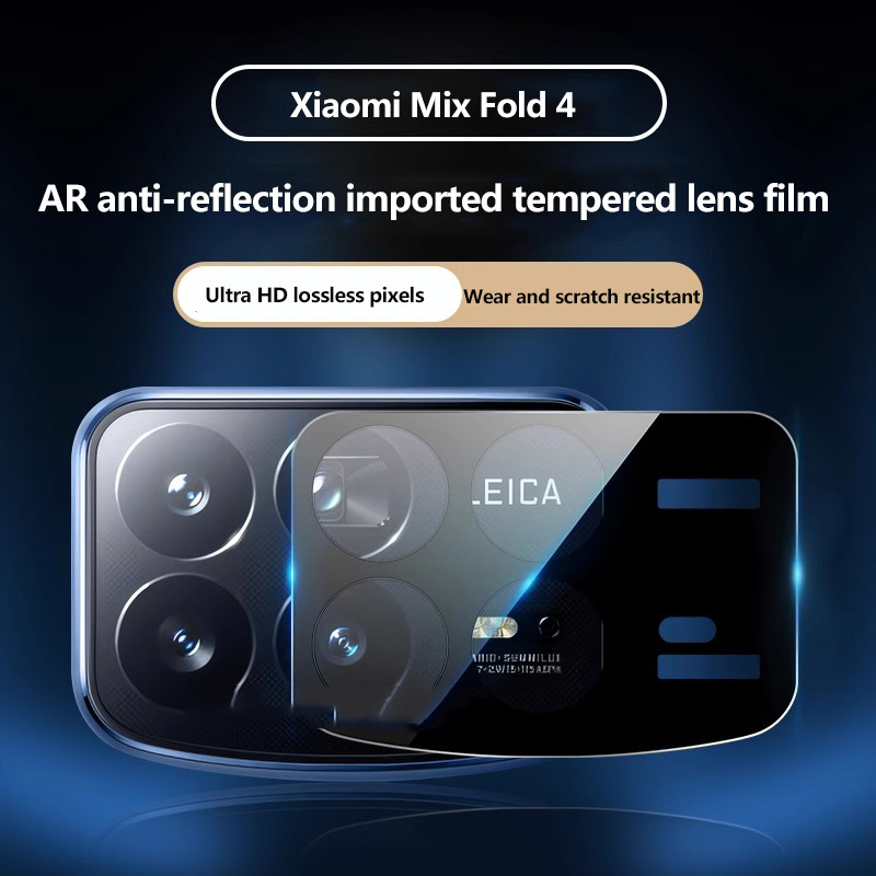Bảo vệ ống kính máy ảnh cho Xiaomi Mix Fold 4 Vỏ bảo vệ màn hình cho máy ảnh Xiaomi Mix Fold4 Kính c