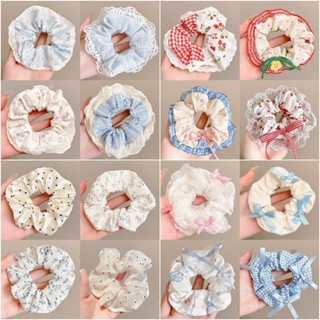  Dây Buộc Tóc   Cột Tóc Scrunchies To Phồng Đẹp Thời Trang Hàn Quốc 