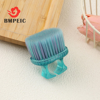 Bmpeic Salon Tóc Cắt Tóc Bàn Chải Làm Sạch Làm Tóc Cổ Bàn Chải Râu Tạo Kiểu Vòng Râu Bàn Chải Mới