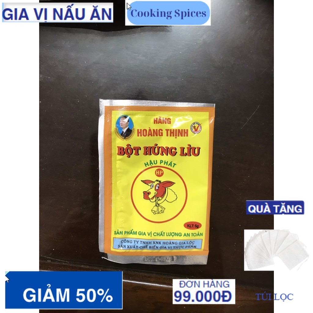 300 gói bột húng lìu Hoàng Thịnh