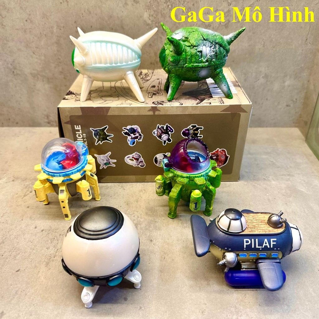 Mô Hình Dragonball tàu vũ trụ, phi thuyền size 8-11cm siêu nét - GaGaMoHinh Toy Đồ Chơi