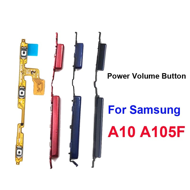 Dành cho Samsung Galaxy A10 Nút âm lượng nguồn Flex Out Side Key
