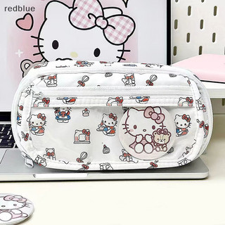  < Deeptbhand > 1 Cái Hộp Bút Chì Hello Kitty Dễ Thương Dung Tích Lớn al Hoạt Hình Hộp Đựng Bút Chì Cửa Sổ Trực Quan Sinh Viên Văn Phòng Phẩm Túi Bảo Quản Đẹp 