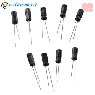 Tụ điện điện phân cực, Tụ điện phân cực xuyên tâm bằng nhôm, Ứng dụng rộng rãi 10V 220uF 5 x 11mm 105C