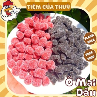500G Ô Mai Dâu Tằm, Ô Mai Kẹo Dâu Tằm Đặc Sản Đà Lạt, Ô Mai - Mứt Tết, Tiệm ăn vặt Thuỳ Bùi