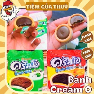  Bánh Quy CREAM O Thái Lan Choco Plus JACK&JILL 24 Gói Nhân Socola Nhiều Vị đồ ăn vặt 