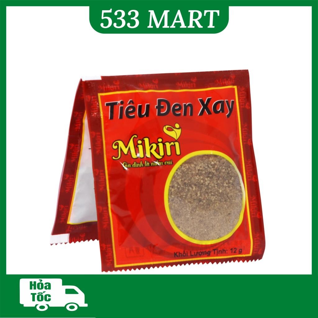 [GÓI LẺ] Tiêu Đen Xay Mikiri Gói 12G