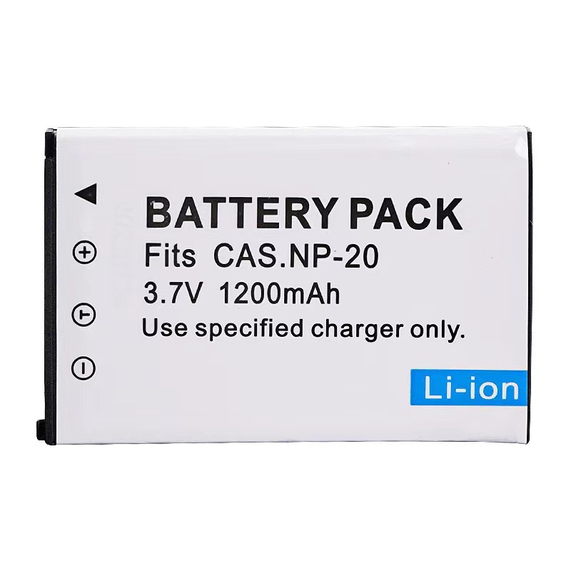 Thích hợp cho pin máy ảnh kỹ thuật số Casio EX-S1 S2 S3 S4 S20 + Bộ sạc + Đầu đọc thẻ NP20