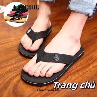 KANCOOL  Dép Tông Nam Hàn Quốc Cho Dép Mùa Hè Nam Lật Dép Đi Biển Dép Chống Trơn Trượt Giày Đế Bằng 2024 Nhà Giày Cho Ngoài Trời Trượt