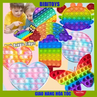  Đồ chơi giải trí thông minh, Pop It 2021, giảm căng thẳng hiệu quả cho người lớn, trẻ em