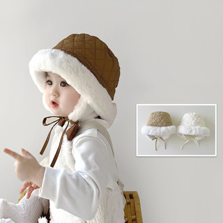   2-6 Tuổi  Mũ Trẻ Em Mùa Đông Mông Cổ Bảo Vệ Tai Mũ Xô Bé Trai Bé Gái Lót Lông Cừu Dày Chống Gió Chống Lạnh Lei Feng Mũ QN4 