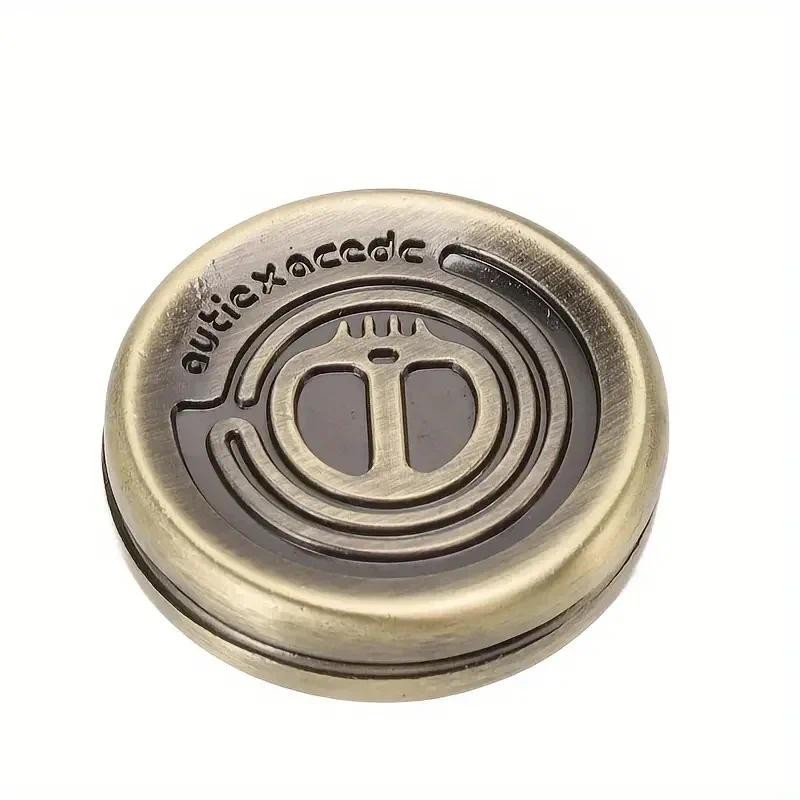 Quỷ Nắp Sữa Kim Loại EDC Fidget Đồ Chơi Từ Tính Tiền Xu Haptic EDC Người Lớn Tự Kỷ Đồ Chơi Cảm Giác 