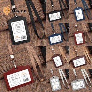 Mkeb Có Dây Đeo Cổ Da Văn Phòng Doanh Nhân Nam Nữ Tên Sinh Viên Thẻ ID