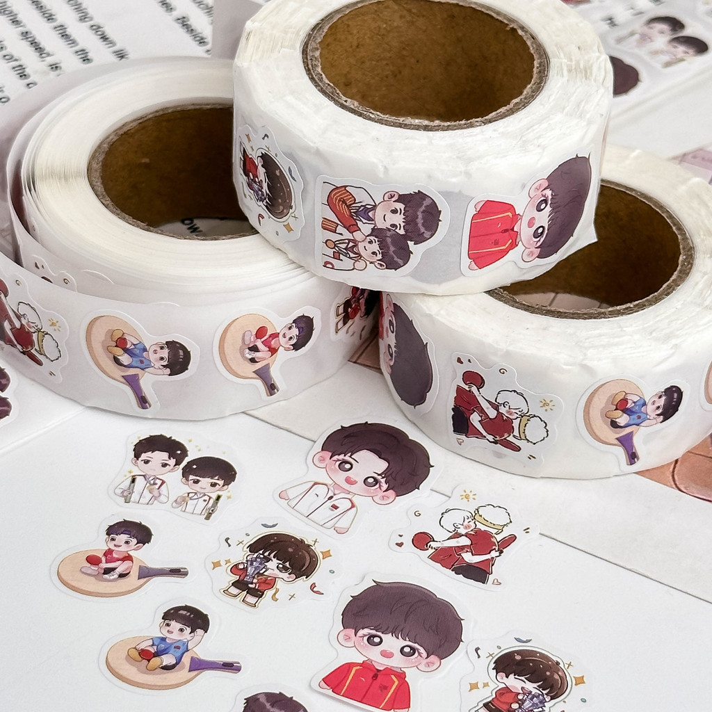 ✨Sản phẩm mới✨Bán Chạy Shatou Wang Chuqin Cuộn Dán Sun Yingsha Wang Chuqin Học Sinh Thú Tội Khuyến k