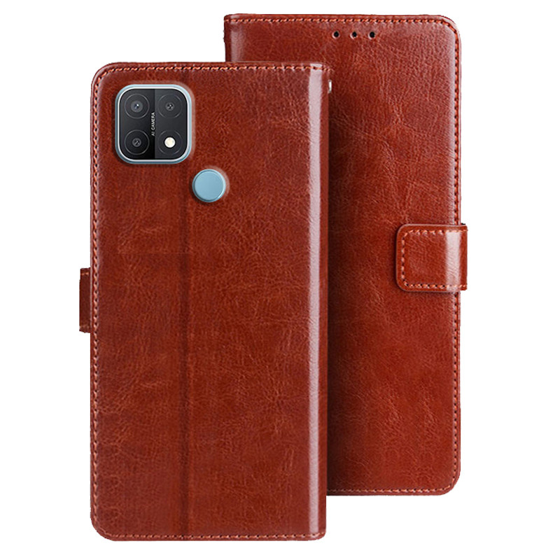 Ốp Lật OPPO A15 CPH2185 A15S CPH2179 Ốp Lưng Ví Da PU