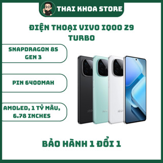 Điện Thoại Vivo iQOO Z9 Turbo 5G - Snapdragon 8s Gen 3 - BH 1 Đổi 1 - THÁI KHOA STORE