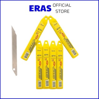 Hộp 10 Lưỡi Dao Dọc Giấy 30 Độ Eras E711 Dễ Sử Dụng