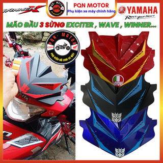 Mão 3 Sừng Cao Cấp Gắn Exciter, Wave, Winner, Sirius, Dream – Độ Kiểng Đẹp, Gắn Chuẩn Nhiều Dòng Xe