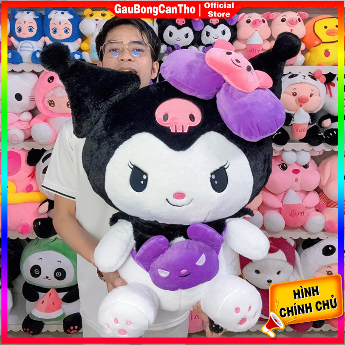 Gấu Bông Kuromi Màu Đen Siêu Cute