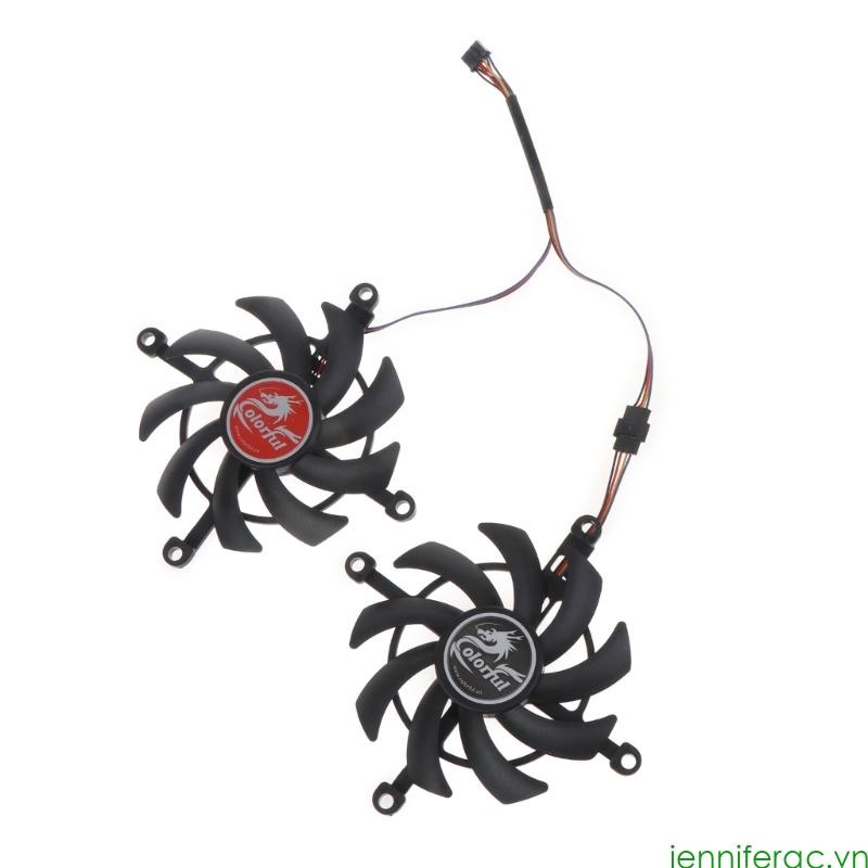 Jenniferac 1 2 75mm GA91S2U Quạt VGA Cho Nhiều Màu Sắc GeForce RTX 3060 Ti RTX3060 DUO 12G V2 L-V Ca
