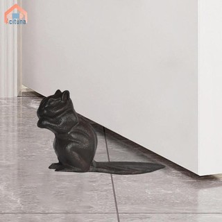 Gang Chặn Cửa Sóc Hình Doorstop Chắc Trang Trí Retro An Ninh Chặn Cửa Chipmunk Trang Trí Sàn