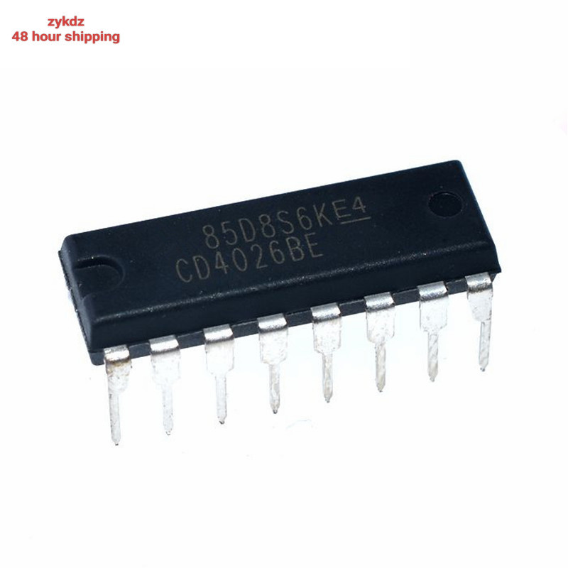 Sản phẩm mới10 CÁI CD4026BE CD4026 4026BE 4026 DIP16 IC IC