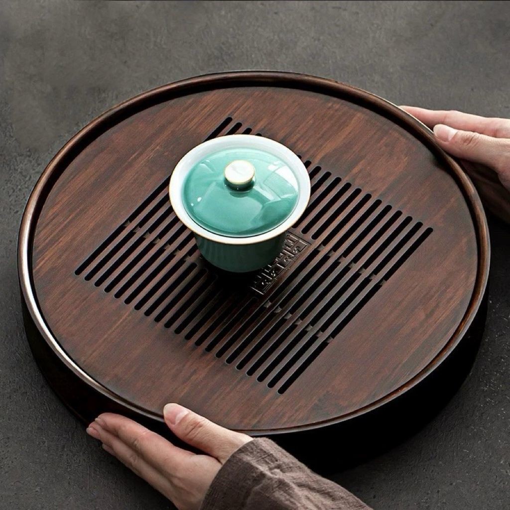 Hot Sale#Water Storage Tea Tray Water Retention Draining Tray Tea Set Tea Table Modern Simple Kung F